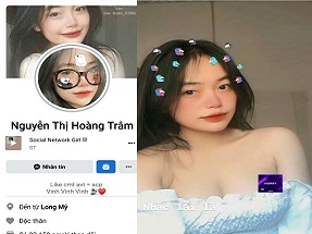 Hoàng Trâm Bú cu bạn trai cực sướng