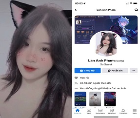 Lan Anh idol tiktok